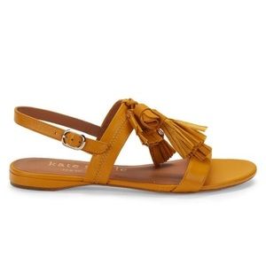 Kate spade la danse tassel leather sandal NIB 7